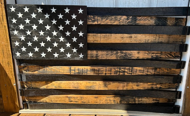 Barrel Stave American Flag