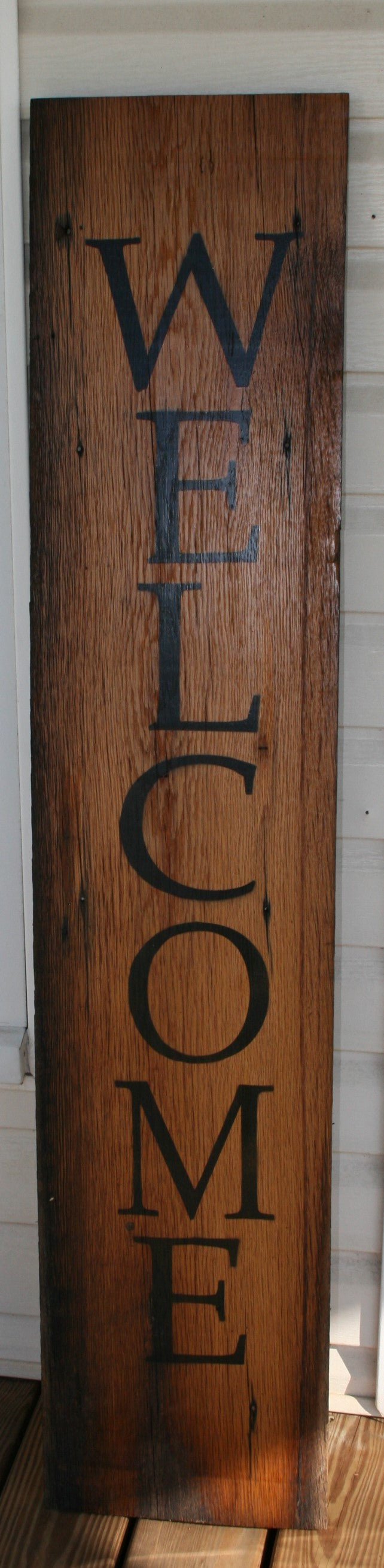 Welcome Porch Leaner