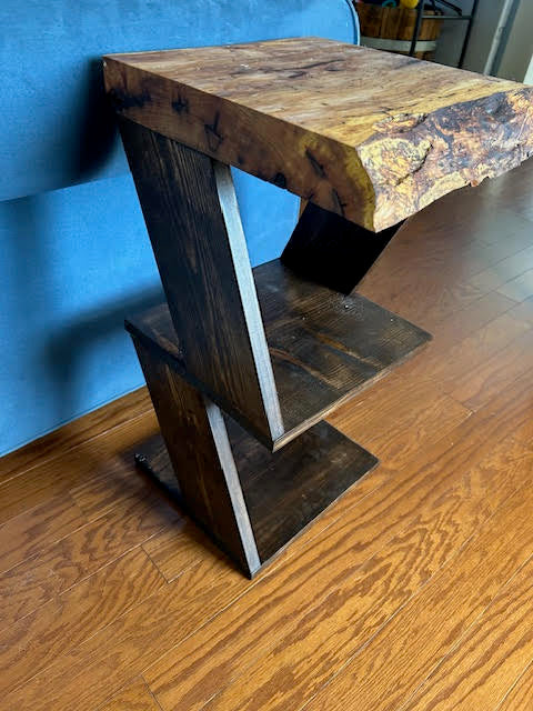 Live Edge End Table