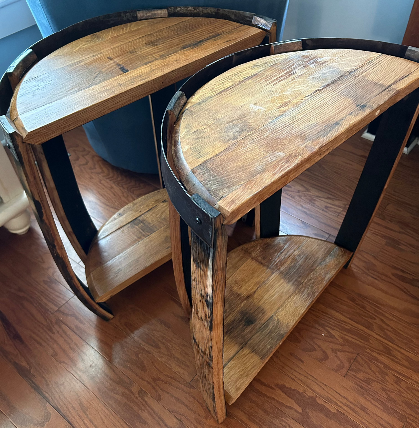 Barrel End Table