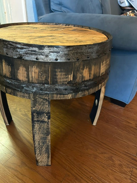 Barrel Head Side Table