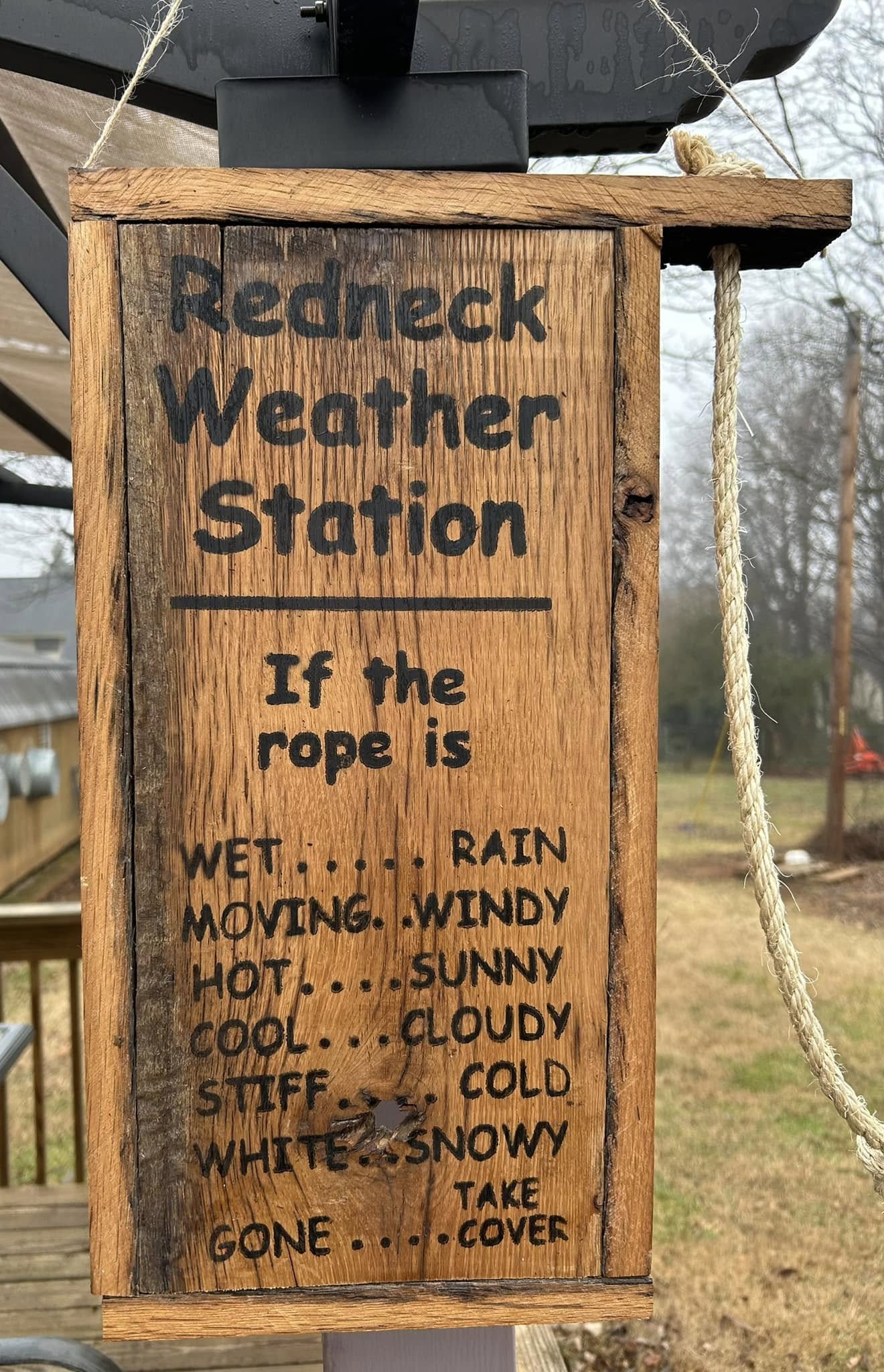 Redneck Weather Station