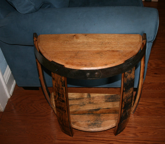 Barrel End Table