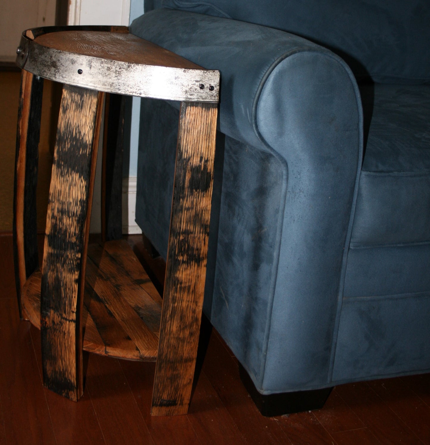 Barrel End Table