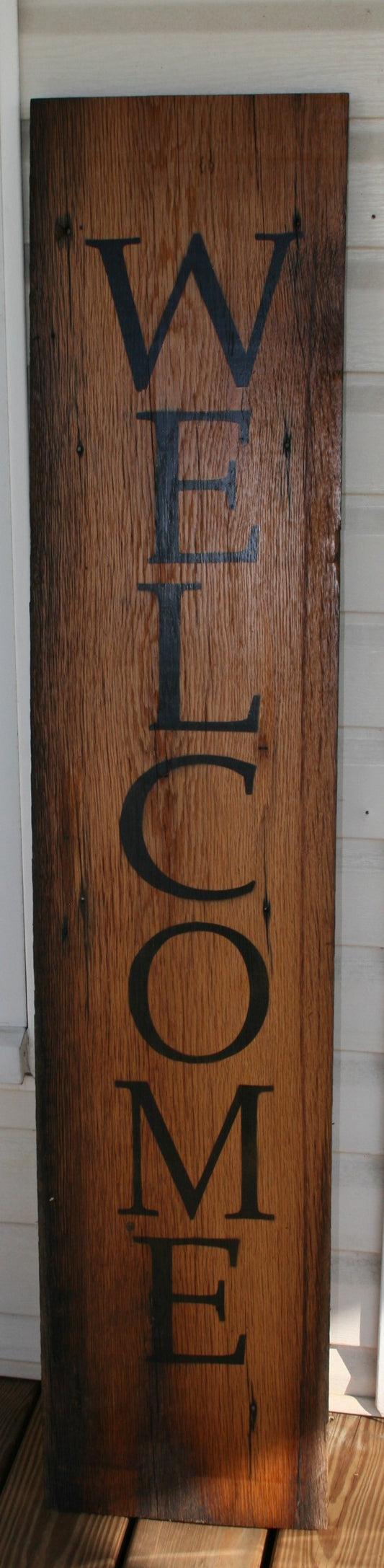 Welcome Porch Leaner