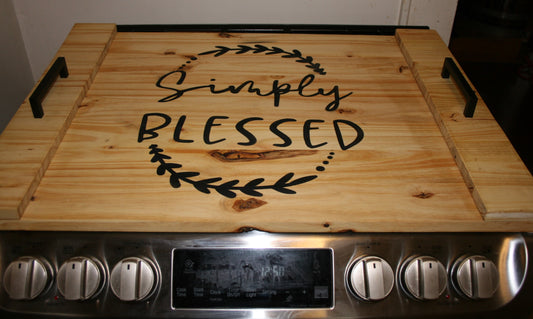 Framed Simply Blessed Noodle Board