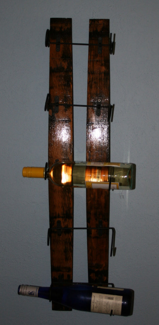 Two Stave Wine Bottle Display