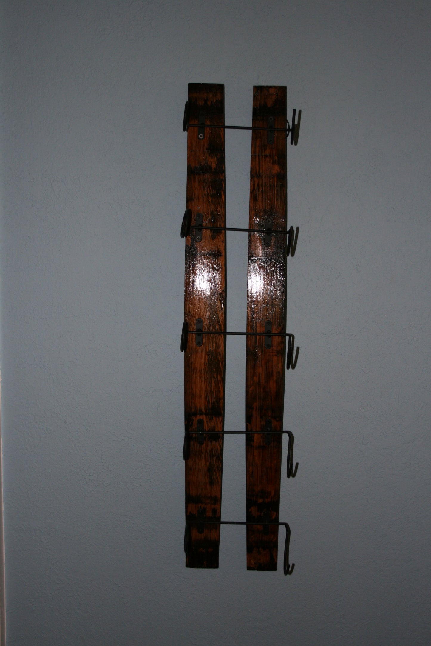 Two Stave Wine Bottle Display