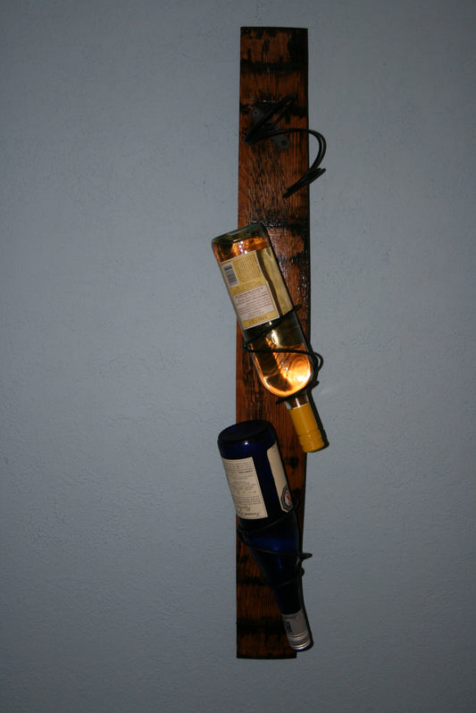 Single Stave Wine Bottle Display